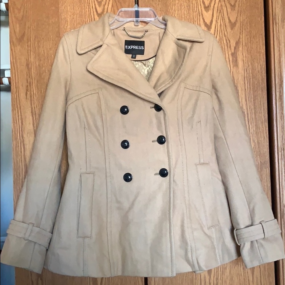 SALE!! Express camel Peacoat